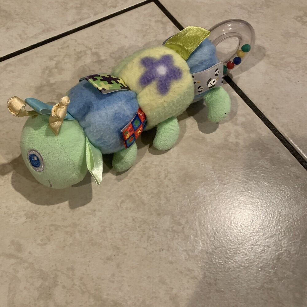 Mary Myers Taggies  Caterpillar Rattle Plush